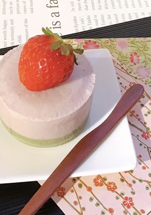 ひな祭り★発酵アイスクリームスピルリナ入-レシピのメイン写真