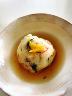 はんぺんだんご 柚子風味餡かけ-レシピのメイン写真