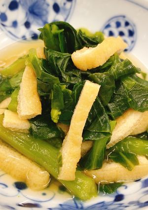 【病院】なのはな煮びたし【朝食】-レシピのメイン写真