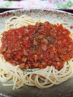 簡単15分でミートソース-レシピのメイン写真