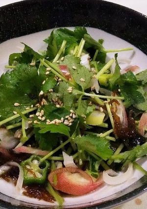 薬味モリモリもずく酢サラダ-レシピのメイン写真