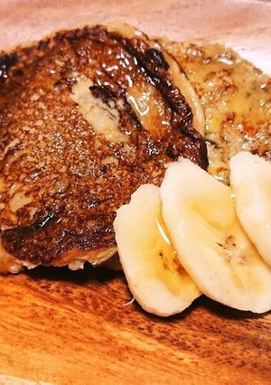 超ヘルシー！バナナと卵deパンケーキ-レシピのメイン写真