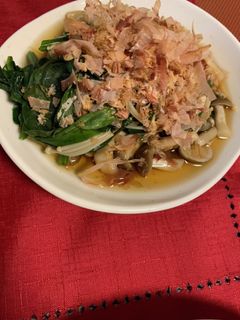 たっぷりカツオの電子レンジ煮浸し-レシピのメイン写真