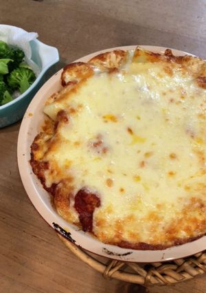 時短♪トマトソースを使ってミートグラタン-レシピのメイン写真