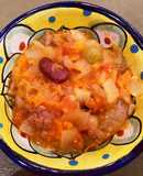 コンビーフハッシュで作るポークビーンズ風