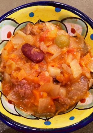 コンビーフハッシュで作るポークビーンズ風-レシピのメイン写真