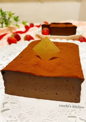 簡単！ミキサ一！本格濃厚チョコのテリーヌ-レシピのメイン写真