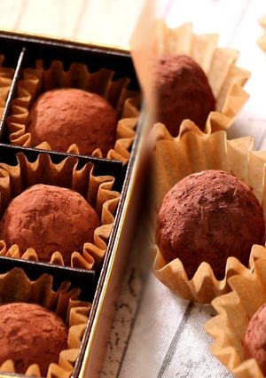 バレンタイン♪電子レンジでトリュフチョコ-レシピのメイン写真