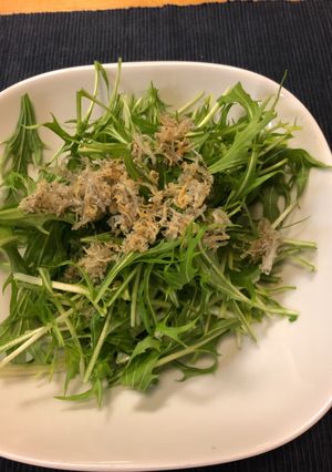 水菜としらすのイタリアンサラダ-レシピのメイン写真