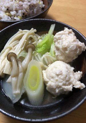 つくねのお鍋-レシピのメイン写真