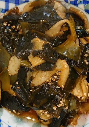 生昆布とショウガの煮物-レシピのメイン写真
