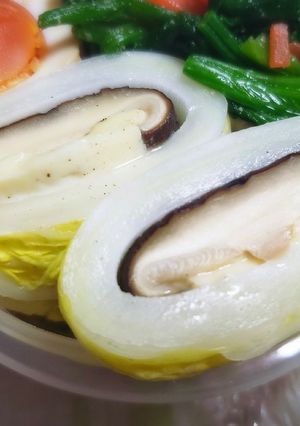 お弁当に☆簡単レンジ白菜の椎茸包み-レシピのメイン写真