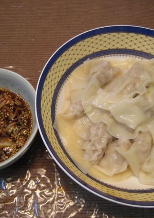 ピリ辛だれで☆水餃子-レシピのメイン写真
