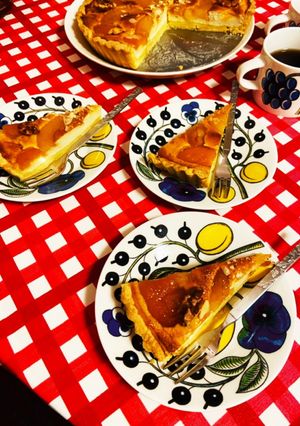 アプリコットと白桃のアーモンドタルト-レシピのメイン写真