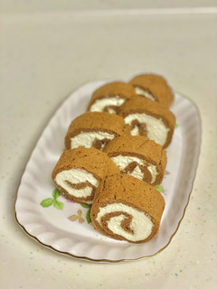 美味しい生クリーム!コーヒーロール-レシピのメイン写真