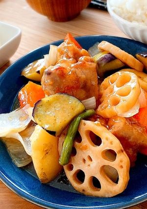 【完全再現】鶏と野菜の黒酢あん【大戸屋】-レシピのメイン写真