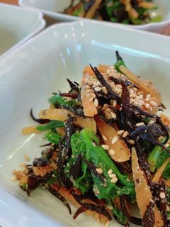 ほうれん草とひじきの胡麻和え-レシピのメイン写真