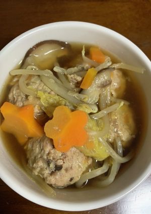 肉団子と野菜のあったかスープ-レシピのメイン写真