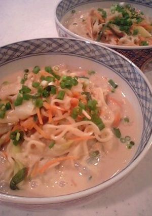 お野菜たっぷり!豆乳みそラーメン-レシピのメイン写真