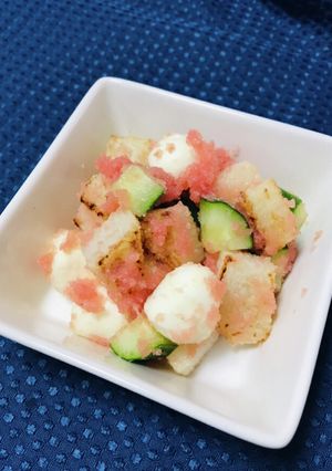 長いもとモッツァレラチーズの明太子和え-レシピのメイン写真