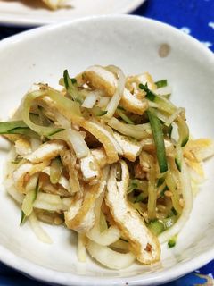 大根きゅうりと油あげの和え物-レシピのメイン写真