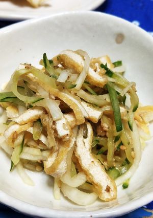 大根きゅうりと油あげの和え物-レシピのメイン写真