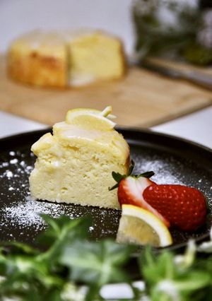 イタリアン・レモンリコッタチーズケーキ-レシピのメイン写真