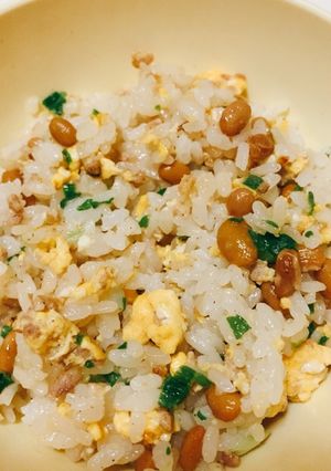 風味豊かな納豆チャーハン♥-レシピのメイン写真