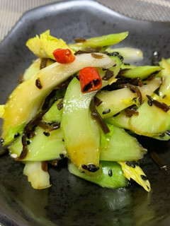 無限系♪セロリの塩昆布浅漬け-レシピのメイン写真