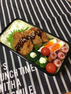 男子高校生弁当1/26とんかつ弁当-レシピのメイン写真