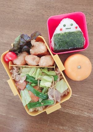 たっぷり野菜の塩焼きそば弁当♪-レシピのメイン写真