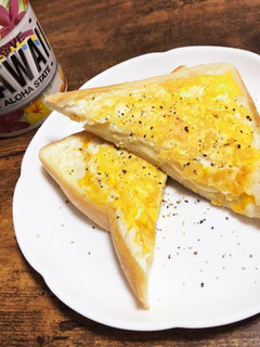 ふんわり卵トースト-レシピのメイン写真