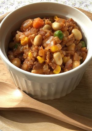 ベジ♪しょうが風味のチリコンカン-レシピのメイン写真