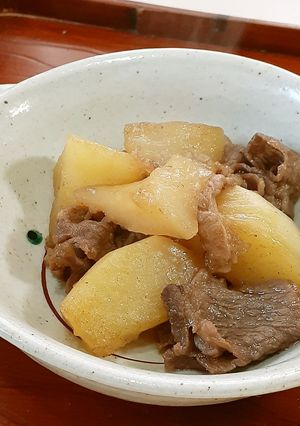 聖護院だいこんと牛肉の甘辛煮-レシピのメイン写真