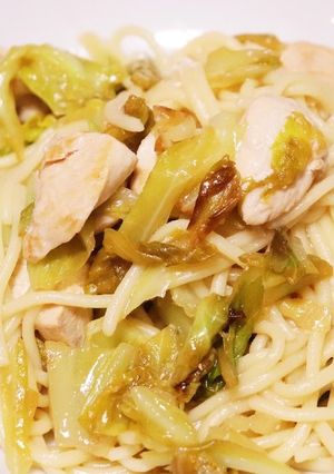 中華麺で鶏肉とキャベツのタイ風パスタ-レシピのメイン写真