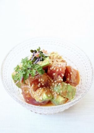 kanonドレッシングで【アヒポキ(丼)-レシピのメイン写真