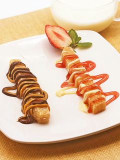 玄米スティックのデザートソースかけ-レシピのメイン写真