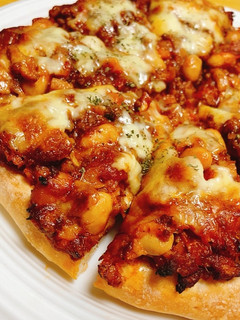 簡単美味しい!具沢山チリビーンズピザ-レシピのメイン写真