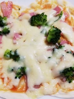 餃子の皮ピザ-レシピのメイン写真
