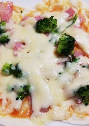 餃子の皮ピザ-レシピのメイン写真