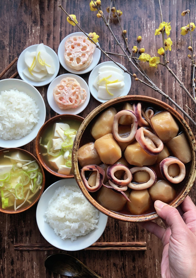 里芋とイカの煮物-レシピのメイン写真