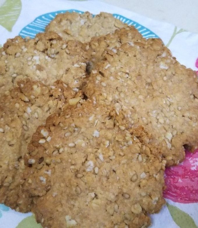 オートミールとゴマのクッキー-レシピのメイン写真