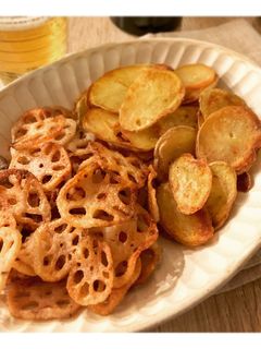 レンコンとじゃがいものチップス-レシピのメイン写真