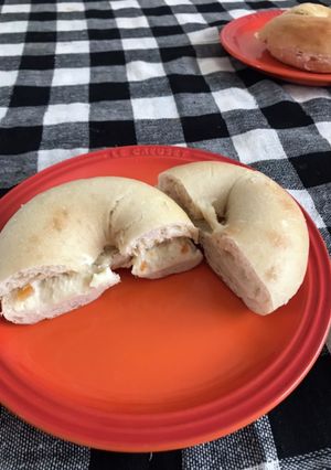 オレンジピールとクリームチーズのベーグル-レシピのメイン写真