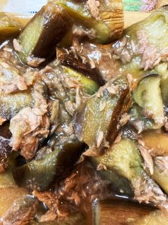 なすとシーチキンの甘辛煮物-レシピのメイン写真