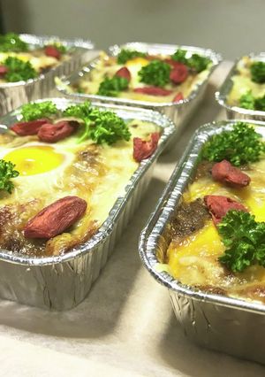 簡単♪スピルリナ入 栄養満点焼きカレー-レシピのメイン写真