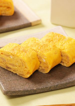 新たまねぎとかつお節の玉子焼き-レシピのメイン写真