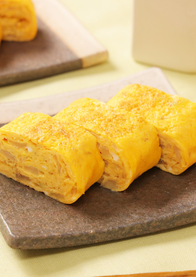 新たまねぎとかつお節の玉子焼き-レシピのメイン写真