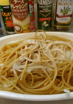 最速のオニオンチーズスパゲッティ-レシピのメイン写真