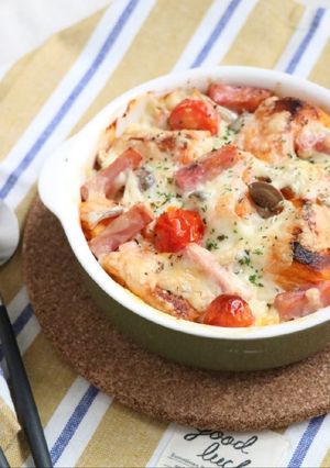 ピザ風フレンチトースト-レシピのメイン写真